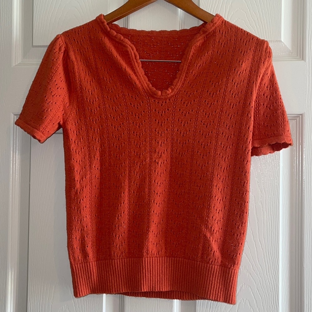 Orange Sweater